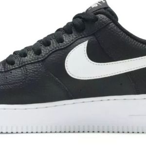Nike Air Force 1 '07 Leather Shoes Black White